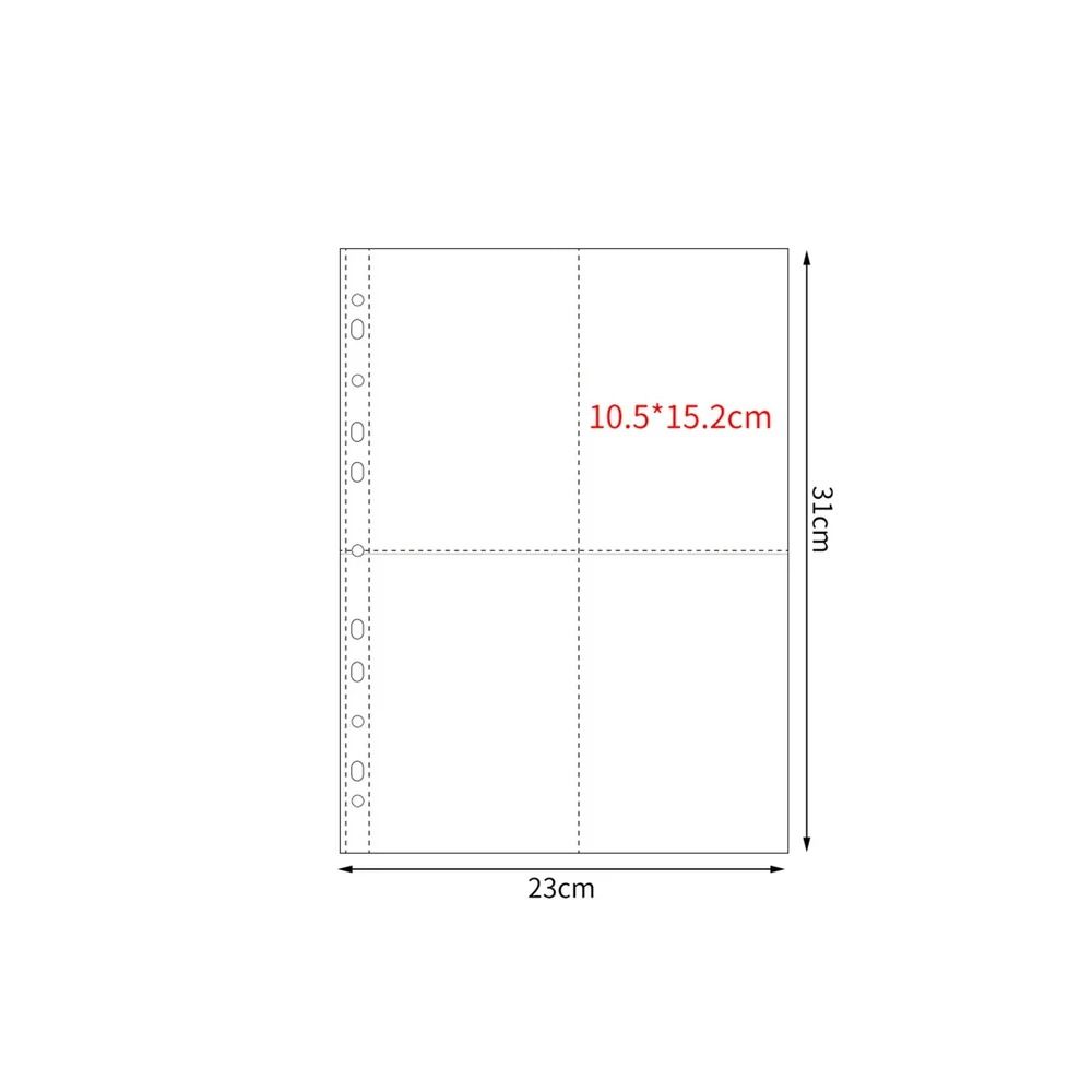 Binder Storage Box - Kırtasiye Çok Cepli A4 Kpop Fotoğraf