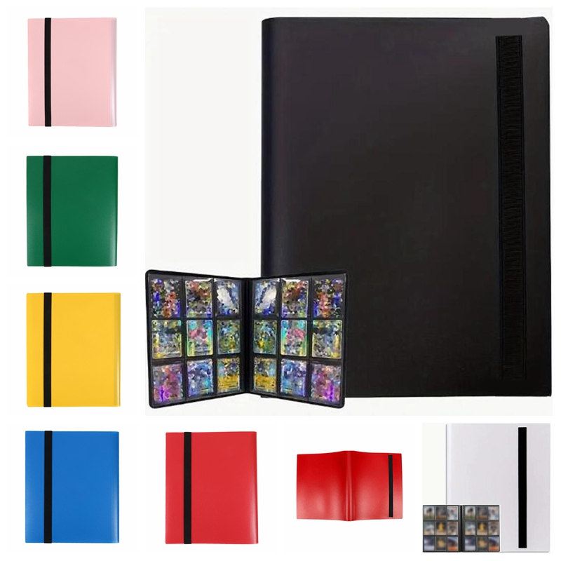 Binder Storage Box - Şeffaf Izgaralı Cep Albümü 4/9/12 Yuvalı