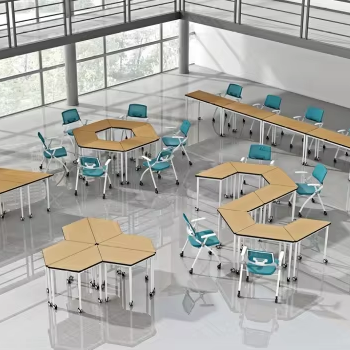 Office Furniture Set - Amerikan Modern Sınıf Masası Ve Sandalye