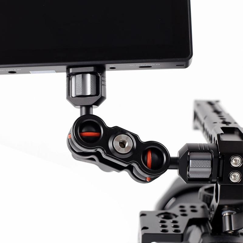 Adjustable Monitor Mount - J78A Çift Top Kafalı Kamera Montaj