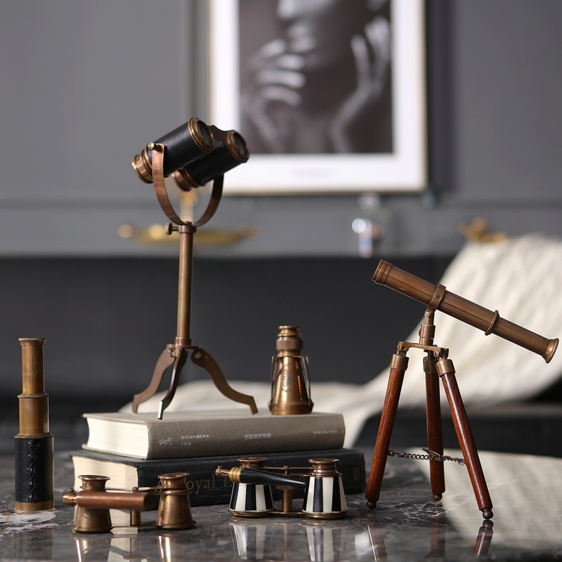 Retro pirinç teleskop masaüstü - Office Furniture At Home incelemesi ve fiyatı