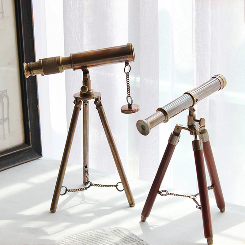 Retro pirinç teleskop masaüstü - Office Furniture At Home incelemesi ve fiyatı