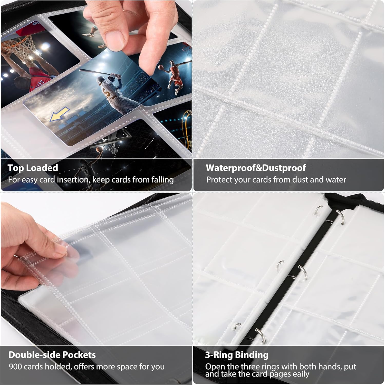 3 Halkalı Kart Albümü, 900 Cep - Binder Storage Box incelemesi ve fiyatı