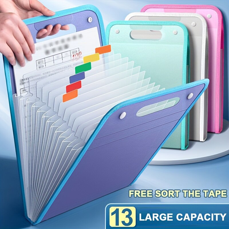 13 cep dosya klasörleri taşına - Binder Storage Box incelemesi ve fiyatı