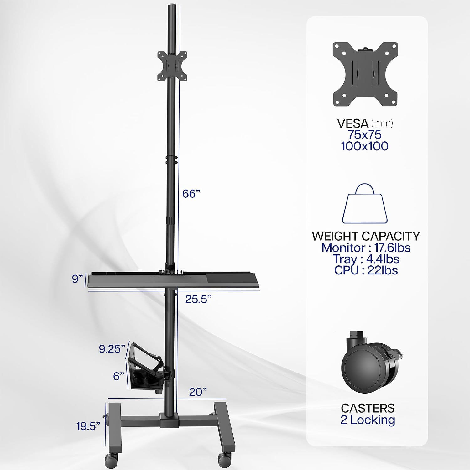 17 ila 32 inç ekranlar için mo - Adjustable Monitor Mount incelemesi ve fiyatı