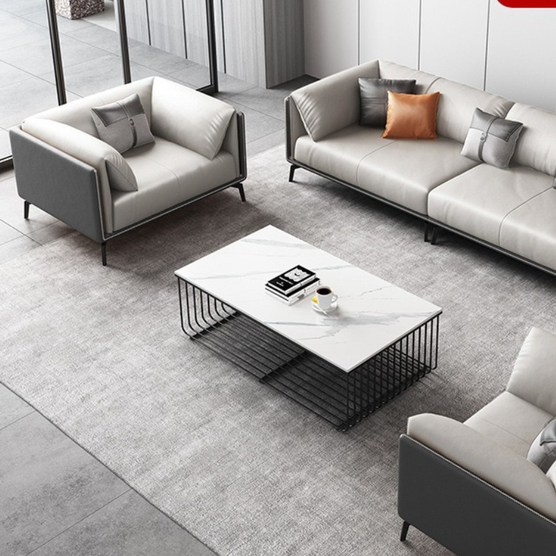 Sığır Derisi İş Ofisi Kanepele - Office Furniture Set incelemesi ve fiyatı