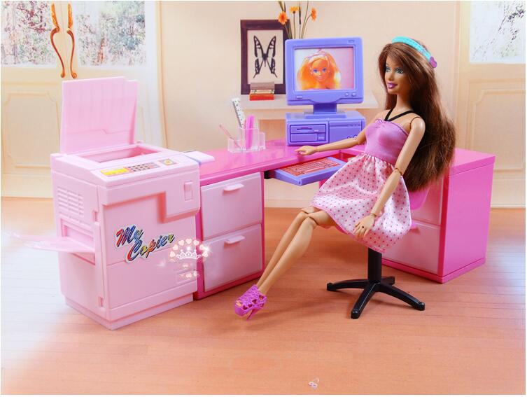 30 cm'lik Oyuncak Ev Mobilyala - Office Furniture Set incelemesi ve fiyatı